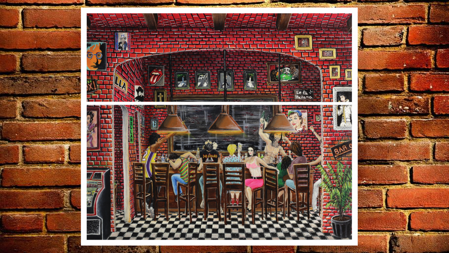 Jesus Rocks, Salud! (Diptych Art)